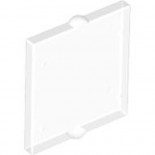 Trans-Clear Glass for Window 1 x 2 x 2 Flat Front