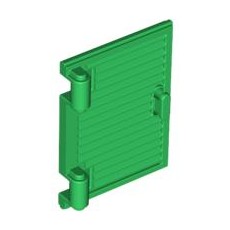 Green Window 1 x 2 x 3 Shutter with Hinges and Handle