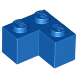 Blue Brick 2 x 2 Corner