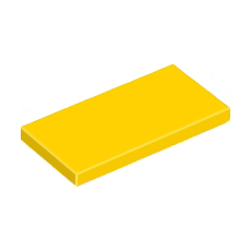 Yellow Tile 2 x 4