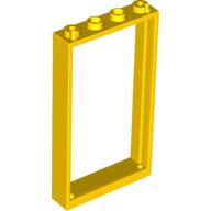 Yellow Door, Frame 1 x 4 x 6 with 2 Holes on Top and Bottom