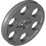 Dark Bluish Gray Technic Wedge Belt Wheel (Pulley)