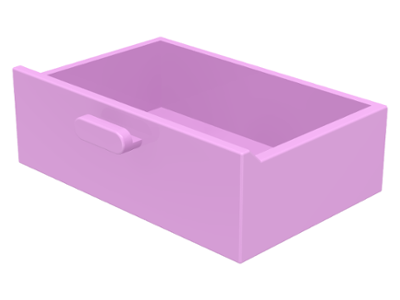 Bright Pink Container, Cupboard 2 x 3 x X Drawer