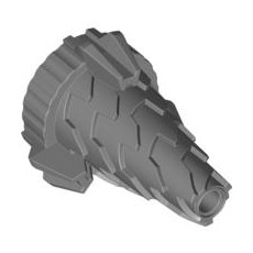 Flat Silver Cone Spiral Jagged - Power Miners Drill