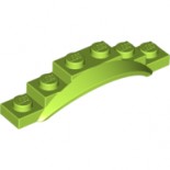 Lime Vehicle, Mudguard 6 x 1 1/2 x 1 with Arch