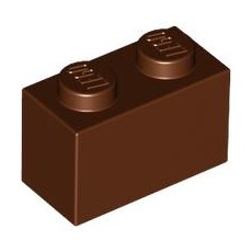 Reddish Brown Brick 1 x 2