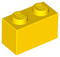 Yellow Brick 1 x 2