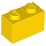 Yellow Brick 1 x 2