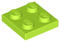 Lime Plate 2 x 2