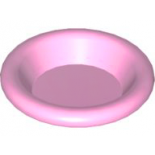 Bright Pink Minifig, Utensil Dish 3 x 3