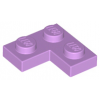 Medium Lavender Plate 2 x 2 Corner