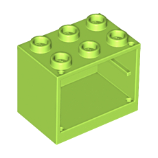 Lime Container, Cupboard 2 x 3 x 2