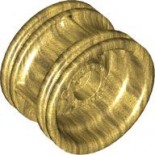Pearl Gold Wheel 30.4mm D. x 20mm with No Pin Holes and Reinforced Rim