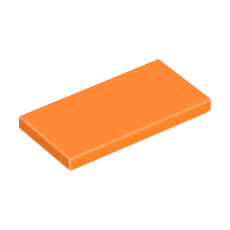 Orange Tile 2 x 4