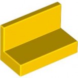 Yellow Panel 1 x 2 x 1 with Rounded Corners