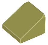 Olive Green Slope 30 1 x 1 x 2/3