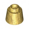Pearl Gold Cone 1 1/6 x 1 1/6 x 2/3 (Fez)