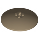 Dark Tan Dish 8 x 8 Inverted (Radar)