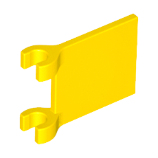 Yellow Flag 2 x 2 Square