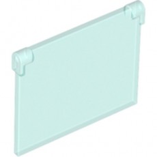 Trans-Light Blue Glass for Window 1 x 4 x 3 - Opening