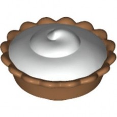 Medium Nougat Pie with White Cream Filling Pattern