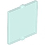 Trans-Light Blue Glass for Window 1 x 2 x 2 Flat Front