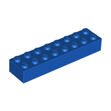 Blue Brick 2 x 8