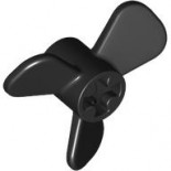 Black Propeller 3 Blade 3 Diameter