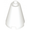 White Cone 2 x 2 x 2 - Completely Open Stud