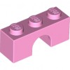Bright Pink Brick, Arch 1 x 3