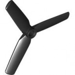 Black Propeller 3 Blade 9 Diameter with Center Recessed