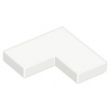 White Tile 2 x 2 Corner