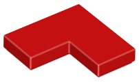 Red Tile 2 x 2 Corner