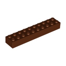 Reddish Brown Brick 2 x 10