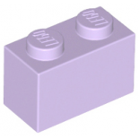 Lavender Brick 1 x 2