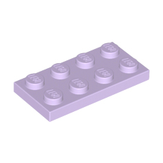 Lavender Plate 2 x 4