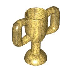 Pearl Gold Minifig, Utensil Trophy Cup Small