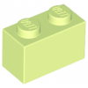 Yellowish Green Brick 1 x 2