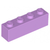 Medium Lavender Brick 1 x 4