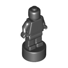 Black Minifig, Utensil Trophy Statuette