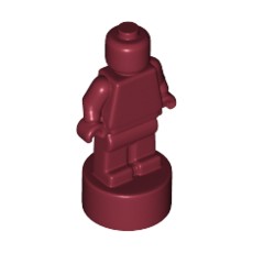 Dark Red Minifig, Utensil Trophy Statuette