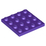 Dark Purple Plate 4 x 4