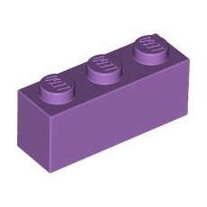 Medium Lavender Brick 1 x 3