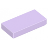 Lavender Tile 1 x 2 with Groove