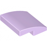 Lavender Slope, Curved 2 x 2 No Studs