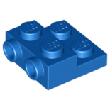 Blue Plate, Modified 2 x 2 x 2/3 with 2 Studs on Side