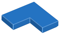 Blue Tile 2 x 2 Corner