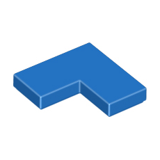 Blue Tile 2 x 2 Corner
