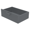 Dark Bluish Gray Container, Cupboard 2 x 3 x X Drawer