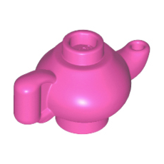 Dark Pink Minifig, Utensil Teapot